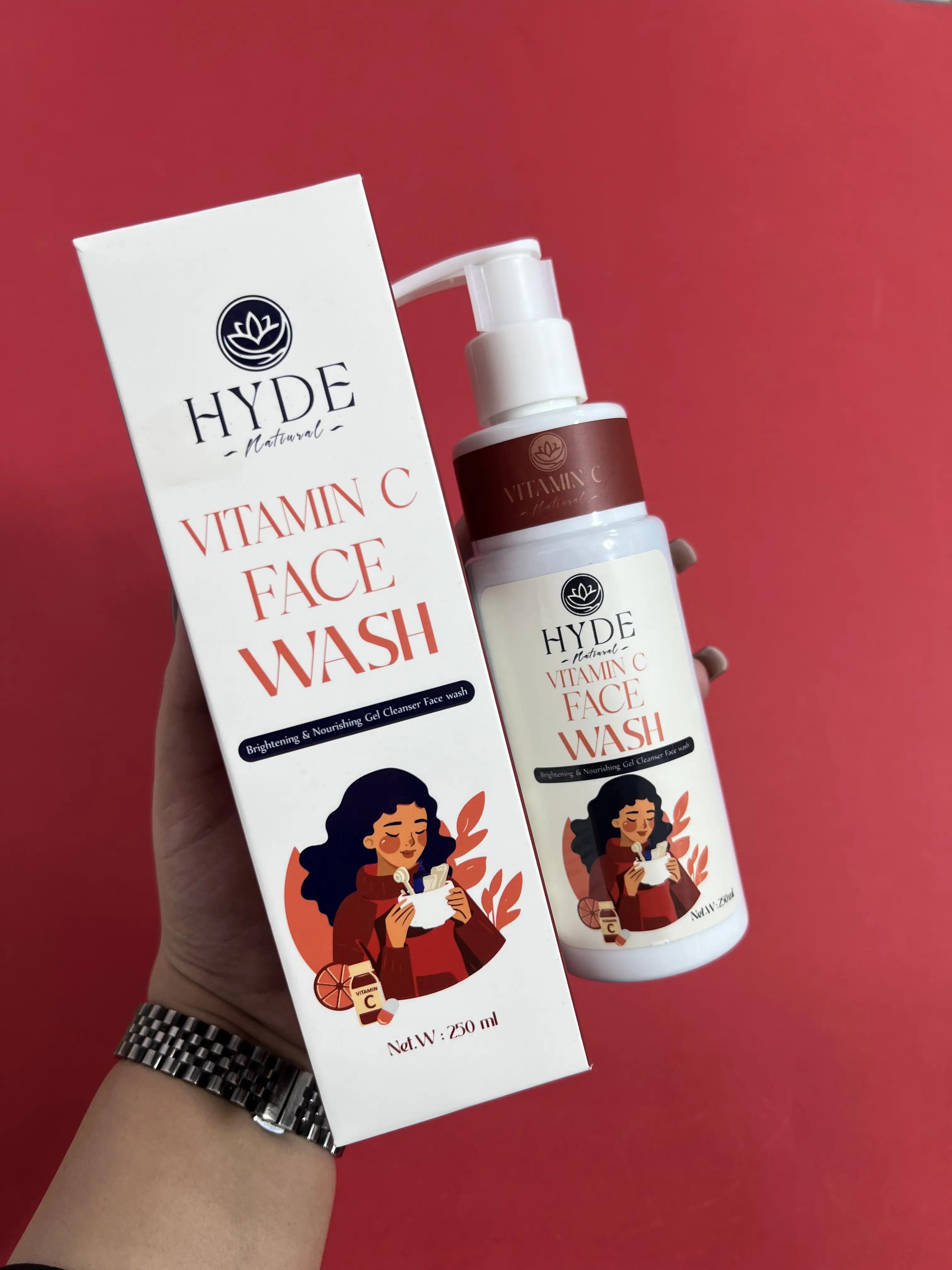 فیس واش ویتامین سی برند هاید